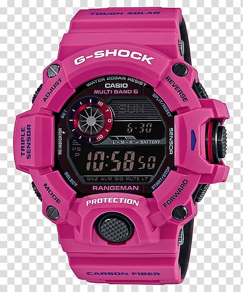Master of G Casio G-Shock Frogman Watch, watch transparent background PNG clipart