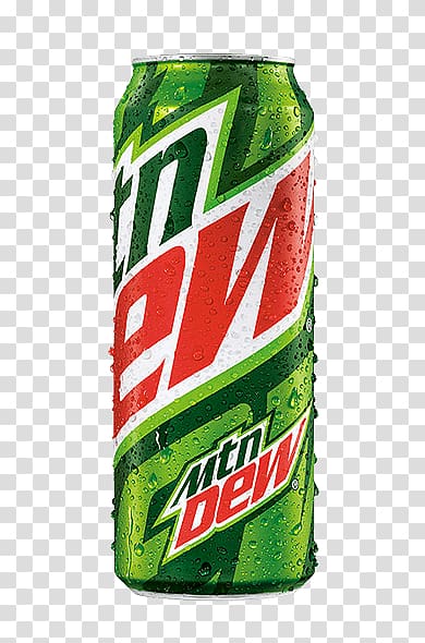 Mountain Dew can illustration, Mountain Dew Large Can transparent background PNG clipart