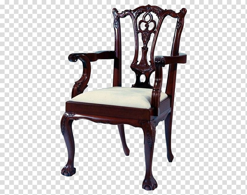 Table Chair Furniture Wood, Mahogany chair transparent background PNG clipart