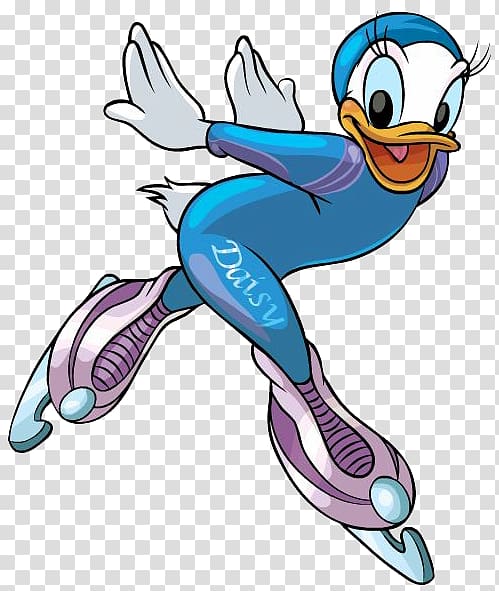 Daisy Duck Mickey Mouse Donald Duck Ice Skates, kartinki transparent background PNG clipart