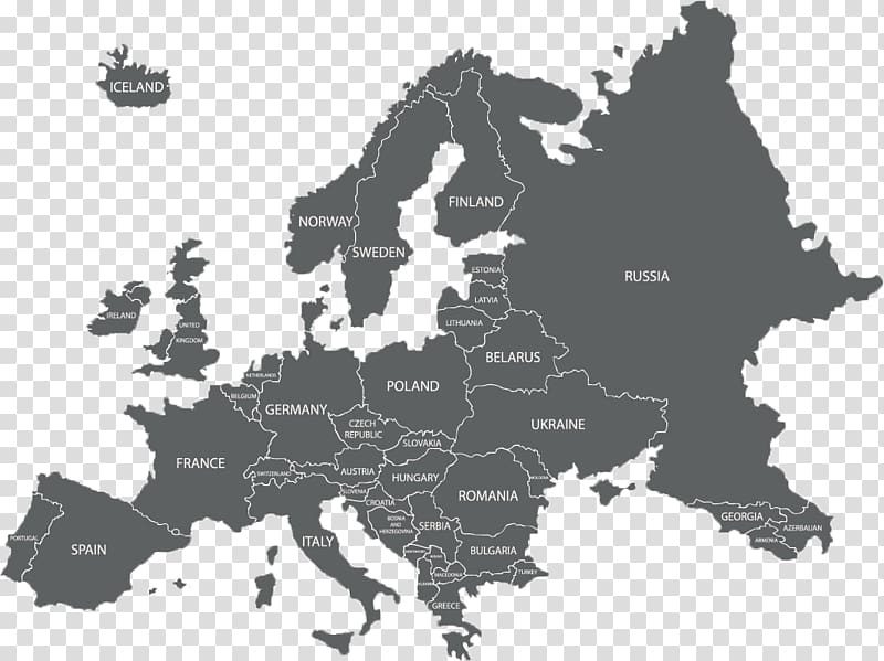 European Union Map, map transparent background PNG clipart