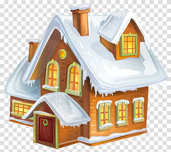 Gingerbread house Christmas , Winter House transparent background PNG clipart