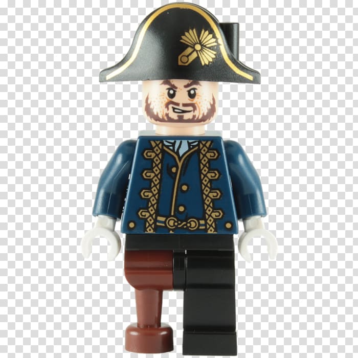Hector Barbossa Lego minifigure Lego Pirates of the Caribbean, gold plate transparent background PNG clipart