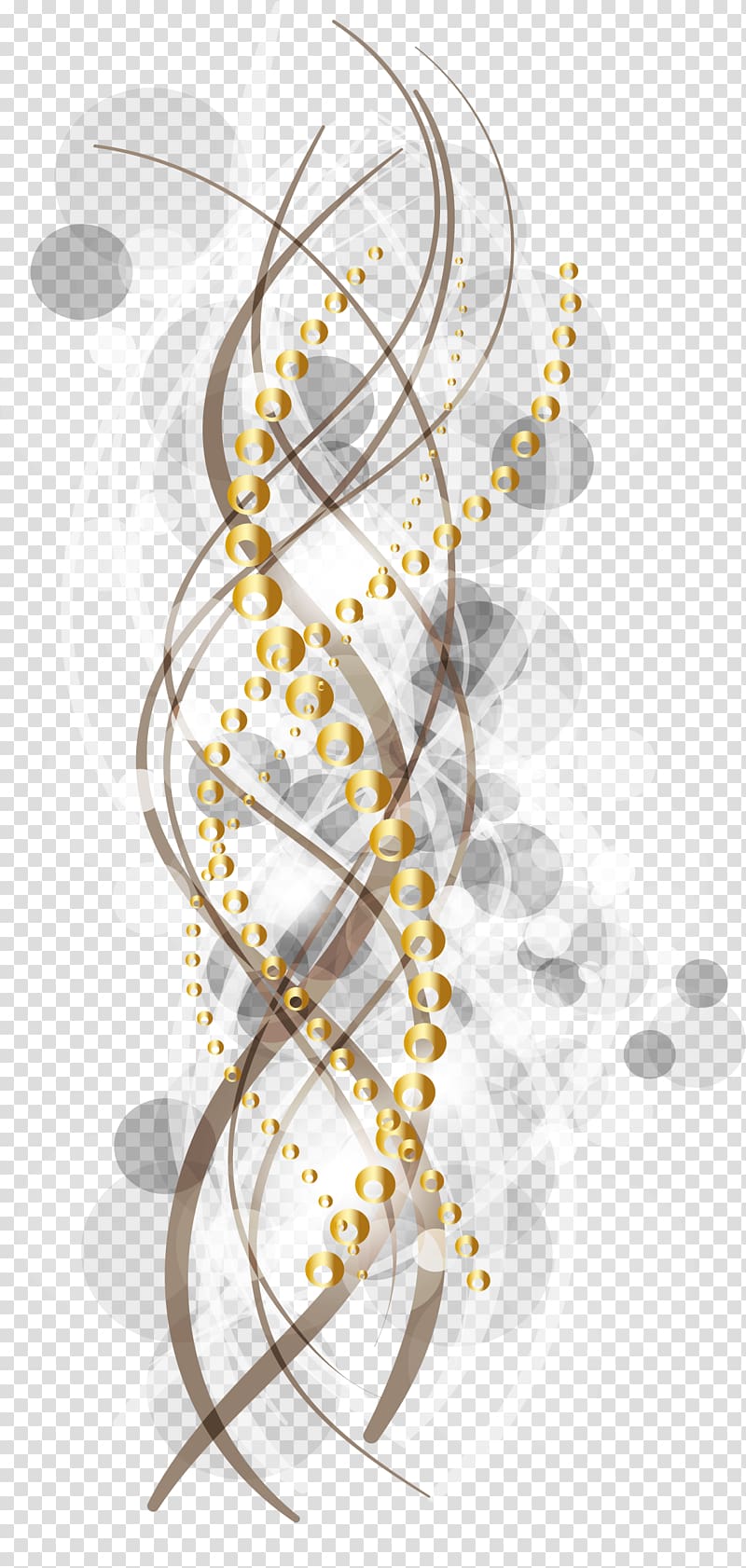 surrounded by golden curly lines transparent background PNG clipart