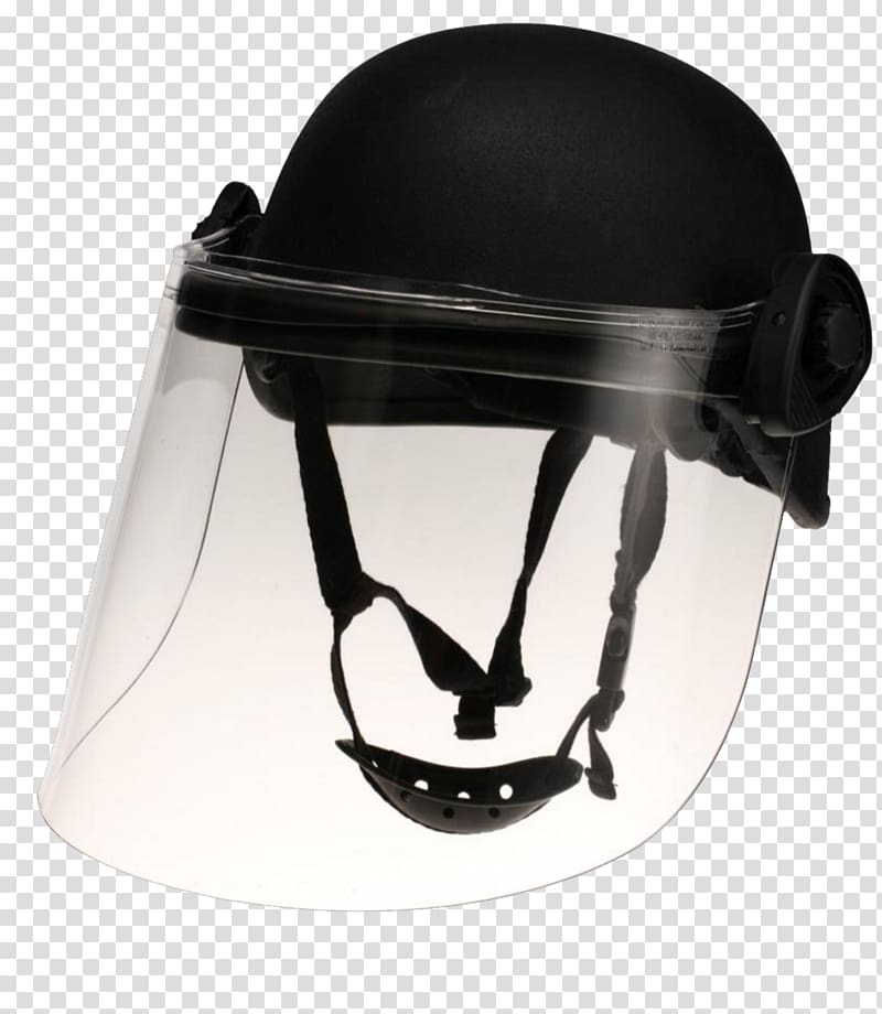 Equestrian Helmets Face shield Bomb suit Riot, shield transparent background PNG clipart