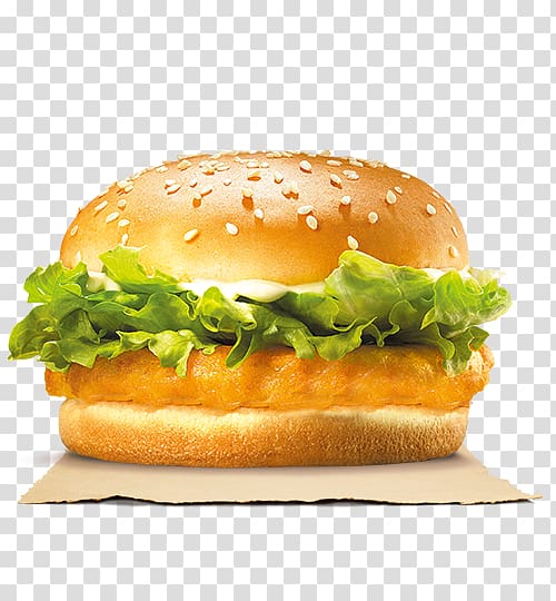 Hamburger Breakfast sandwich Fast food Whopper, fish burger transparent background PNG clipart