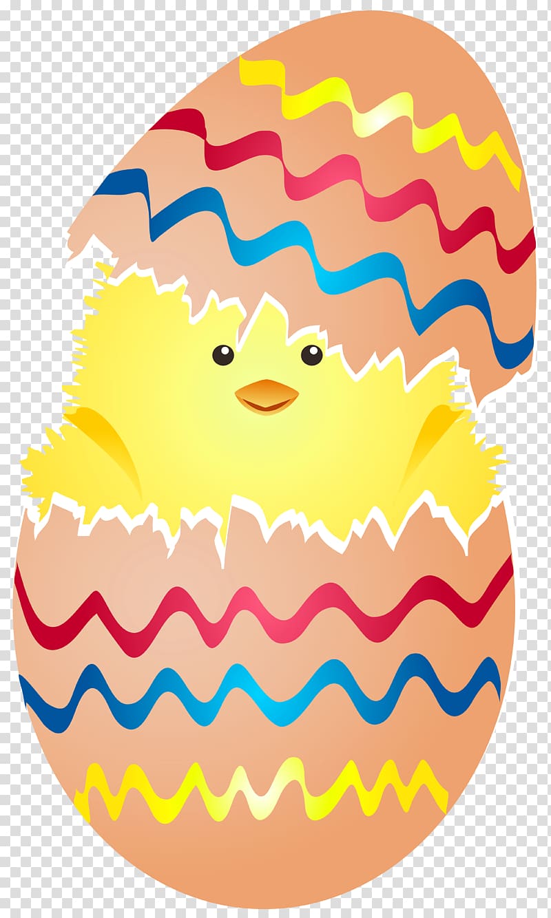 yellow chick , Chicken Easter Bunny Easter egg, Cute Easter Chicken in Egg transparent background PNG clipart