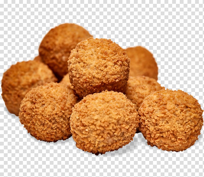 Chicken nugget Bitterballen Croquette Meatball Hamburger, Allen's transparent background PNG clipart