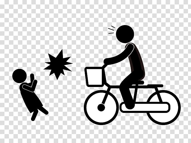 bike accident clip art