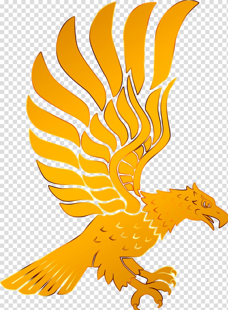 Gold Royal Eagle Logo Stock Vector | Adobe Stock