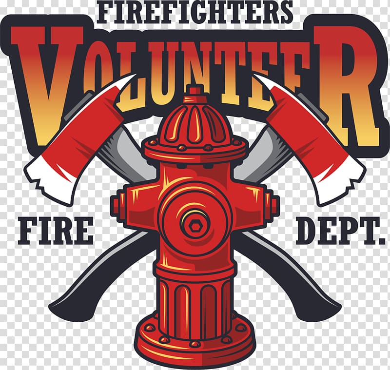 Firefighters Volunteer logo, Firefighter Logo Fire hydrant Fire department, fire hydrant transparent background PNG clipart