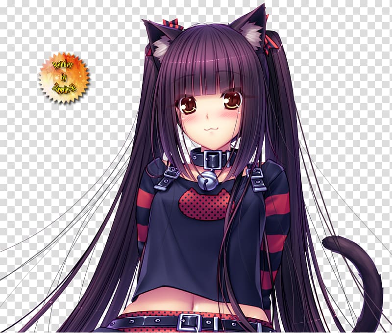 Nekopara Catgirl Sasuke Uchiha Sugar Sugar Rune, Cat transparent background PNG clipart