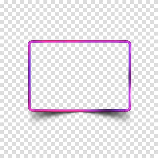 rectangular pink framed illustration, Purple Pattern, Purple Border transparent background PNG clipart