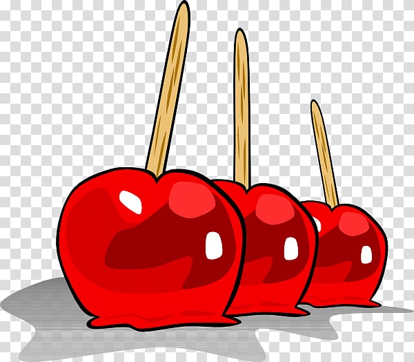 Candy apple Caramel apple Lollipop White chocolate , Cartoon Of Apples transparent background PNG clipart