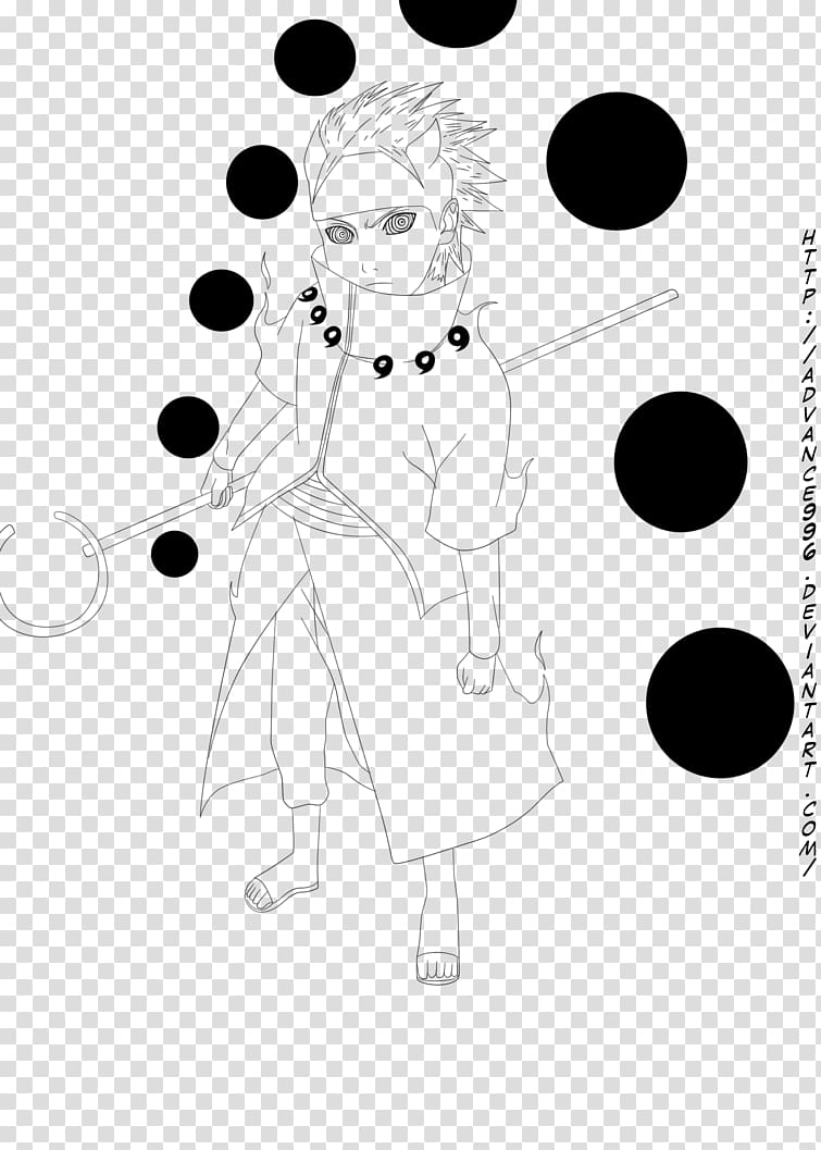 Coloring book Kakuzu Sasuke Uchiha Drawing Sketch, indra sasuke transparent background PNG clipart