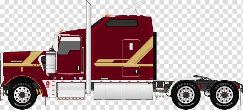 Kenworth W900 Peterbilt Truck , truck transparent background PNG clipart