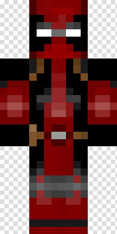 Minecraft Pocket Edition Deadpool Herobrine Video Game Deadpool Skin Minecraft Transparent Background Png Clipart Hiclipart - minecraft mods roblox video game red skin free download