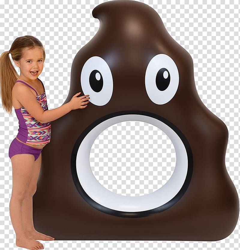 Pile of Poo emoji Inflatable Swimming pool Raft, Emoji transparent background PNG clipart