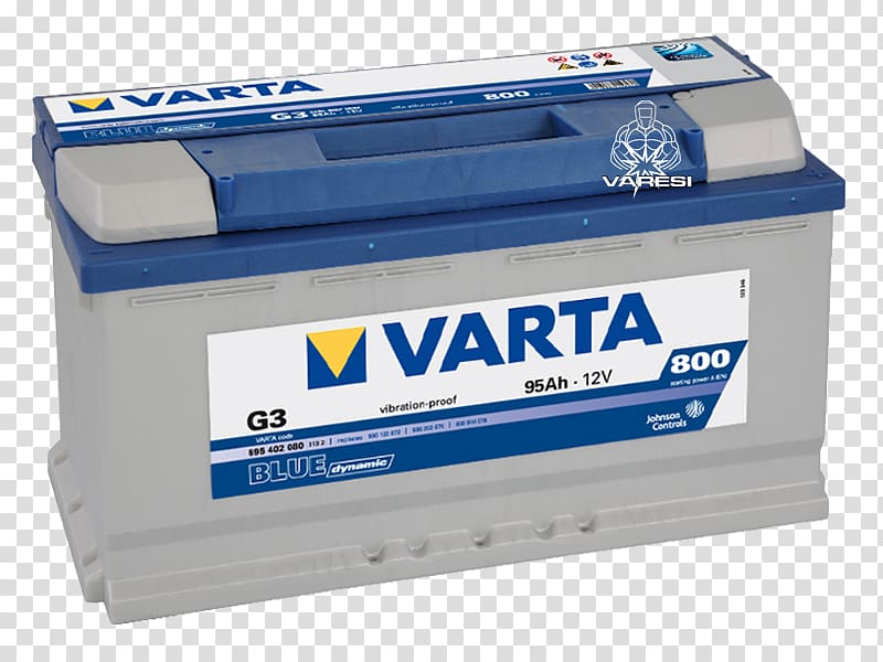 Rechargeable battery VARTA Velko Promet Car Ampere hour, Automotive battery transparent background PNG clipart