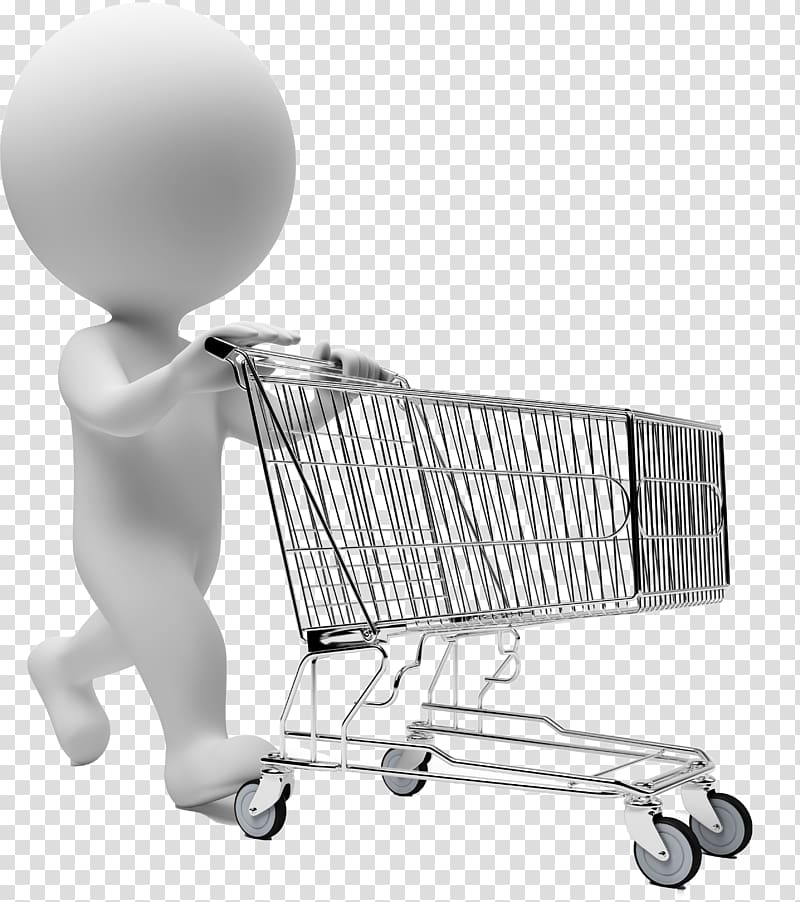 person pushing market cart illustration, illustration Illustration, 3D villain transparent background PNG clipart