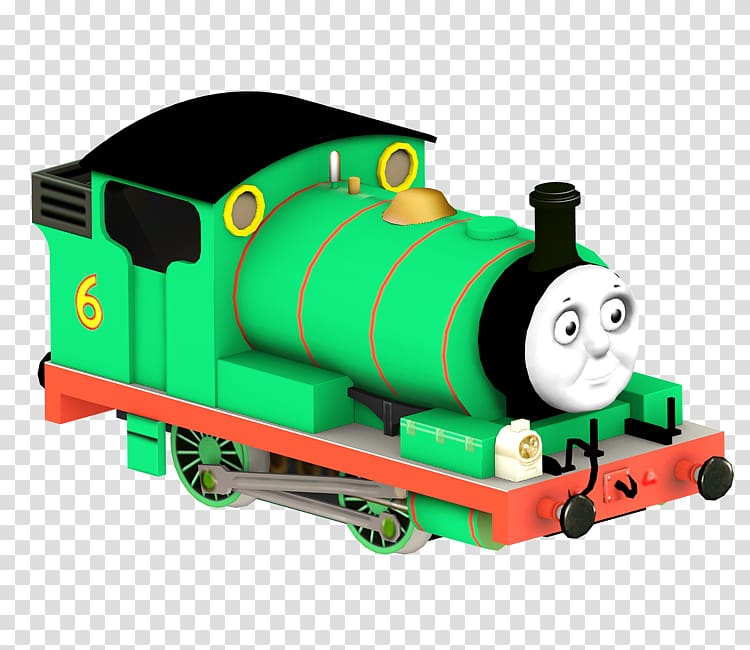 Percy Thomas Gordon James the Red Engine Train, train transparent background PNG clipart