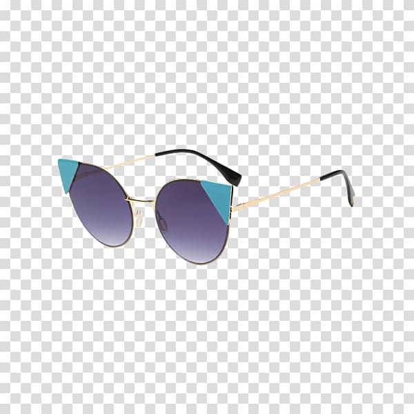 Sunglasses Fendi Online shopping Goggles, Cat Eye glasses transparent background PNG clipart