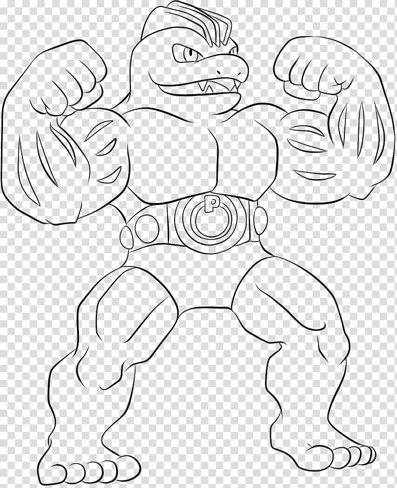 Pokémon Red and Blue Pokémon X and Y Machoke Drawing, choke transparent background PNG clipart