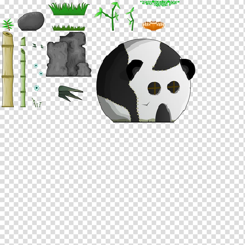 ZombiU Mapres UI Teeworlds Giant panda Bear, panda transparent background PNG clipart