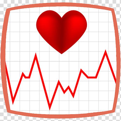 Heart rate monitor Sinus rhythm Cardiac monitoring, heart transparent background PNG clipart