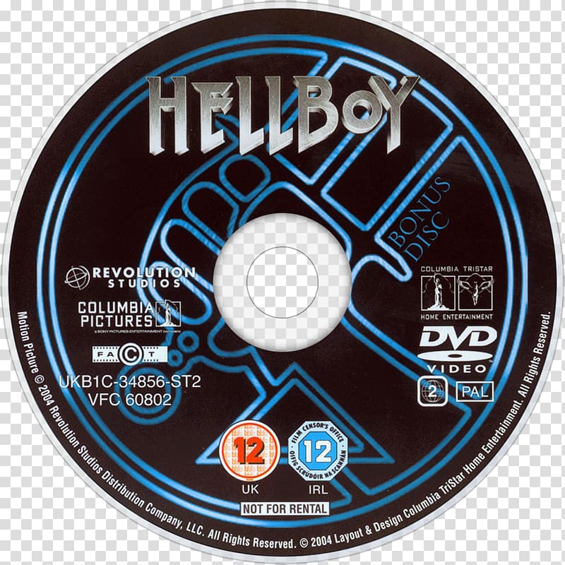 Compact disc Hellboy DVD Columbia s, hellboy transparent background PNG clipart