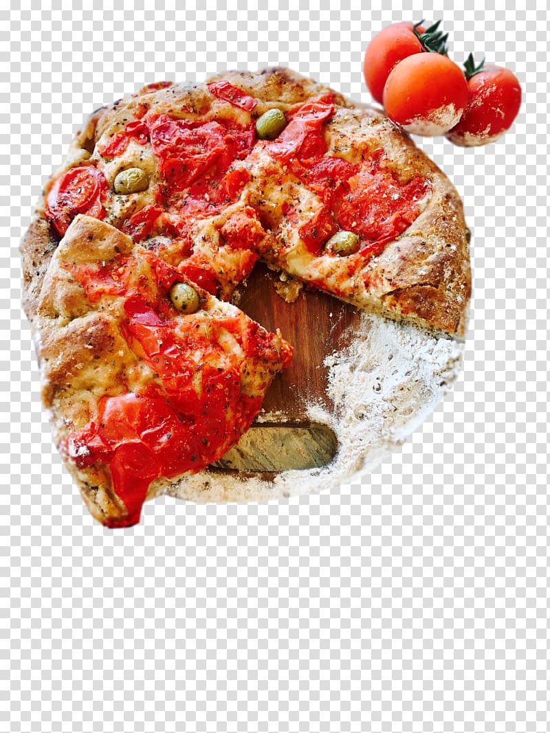 Pizza Focaccia Prosciutto Quiche Flour, pizza transparent background PNG clipart