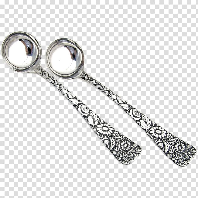 Cutlery Silver Body Jewellery, silver transparent background PNG clipart