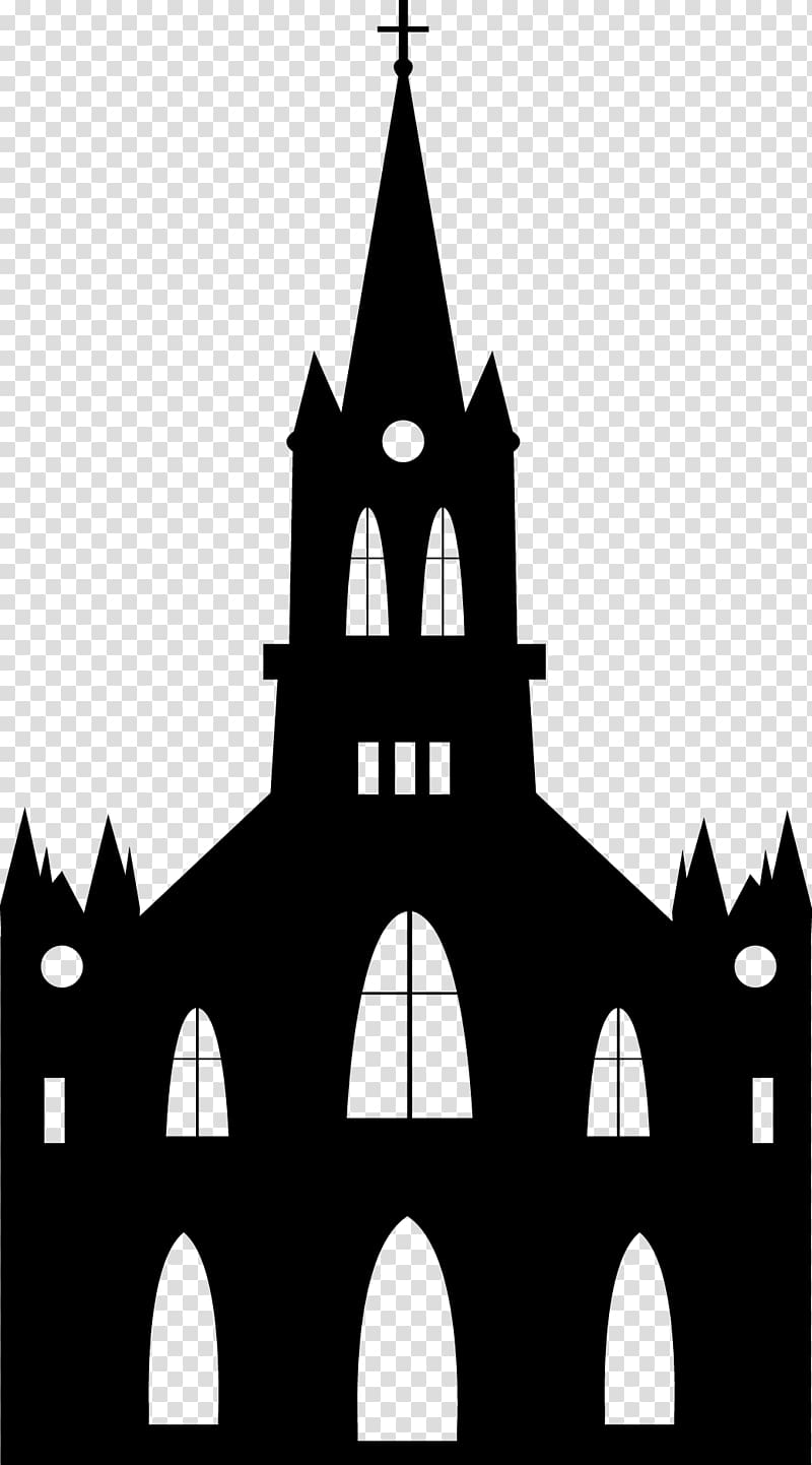 Euclidean Church Religion Silhouette, Castle Castle silhouette transparent background PNG clipart