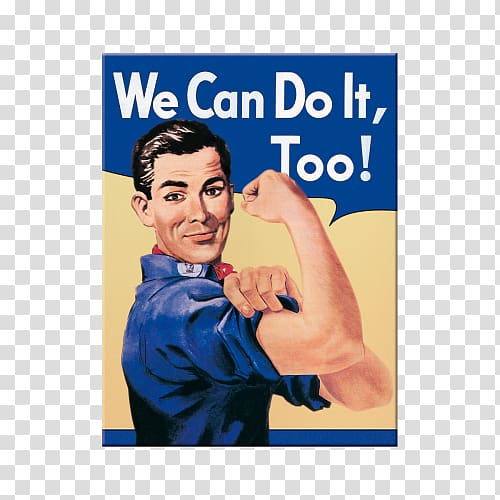 We Can Do It! Rosie the Riveter Paper Woman Printing, we can do it  transparent background PNG clipart