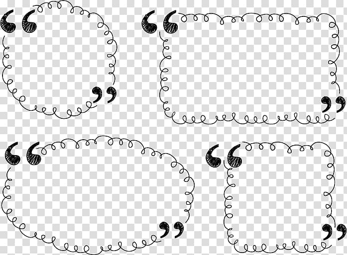 Text Euclidean Computer file, Cute curly text annular border material transparent background PNG clipart