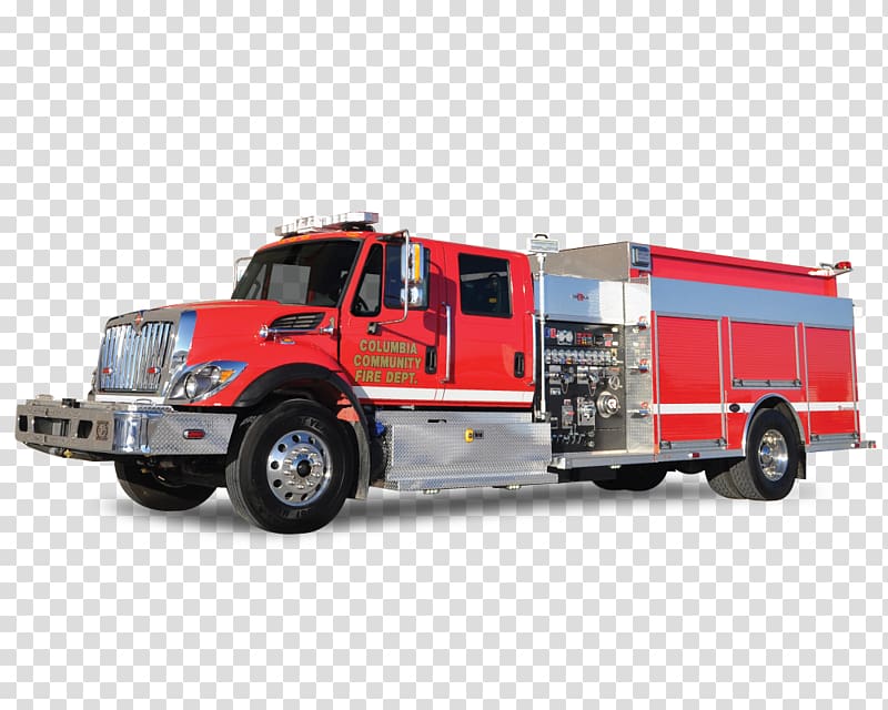 Columbia North Dakota Car Fire engine Fire department, fire truck transparent background PNG clipart