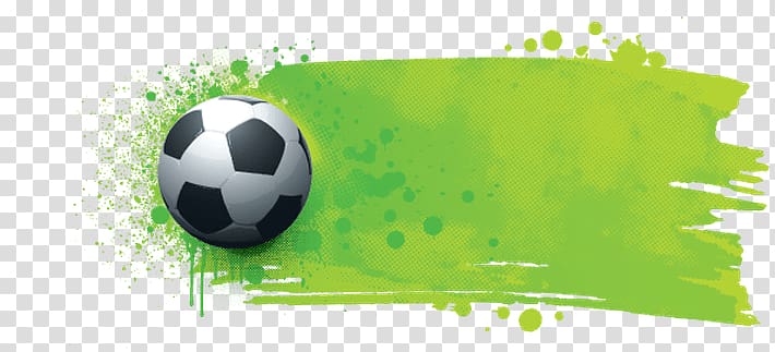 soccer ball , Large Football Grunge Banner transparent background PNG clipart