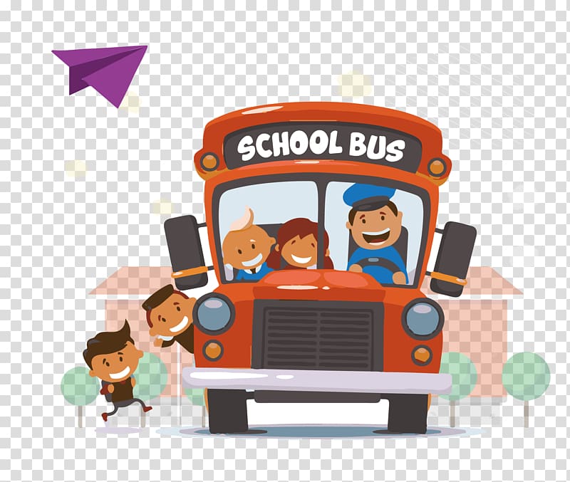 School bus Student Bus driver, School bus material transparent background PNG clipart