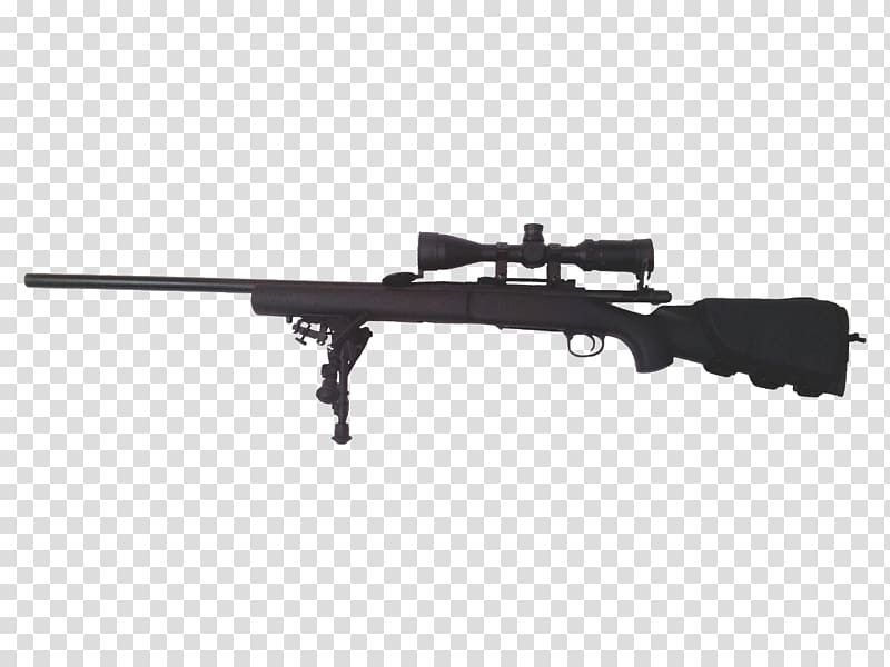 Weapon Sniper rifle Semi-automatic firearm, sniper rifle transparent background PNG clipart