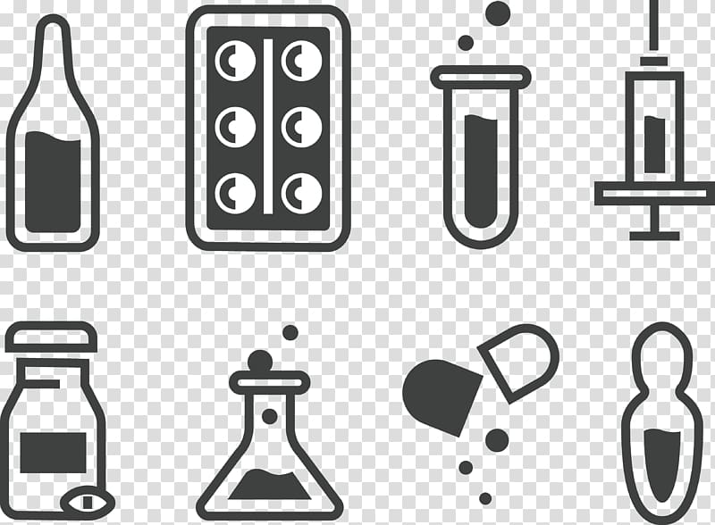 Chemistry Hospital Icon, Chemical hospital clinical needle white tablets transparent background PNG clipart
