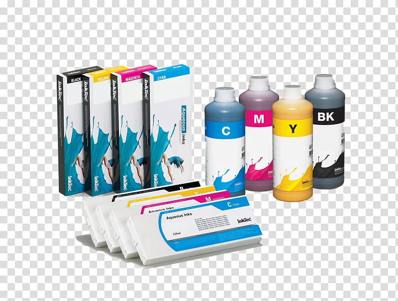 Ink cartridge Printer Inkjet printing Continuous ink system, ink in water transparent background PNG clipart