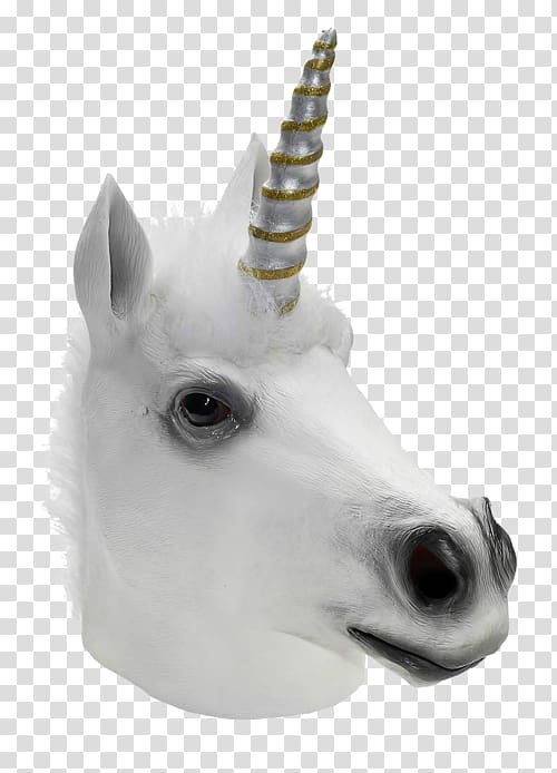 Unicorn Horse head mask Horn, unicorn transparent background PNG clipart