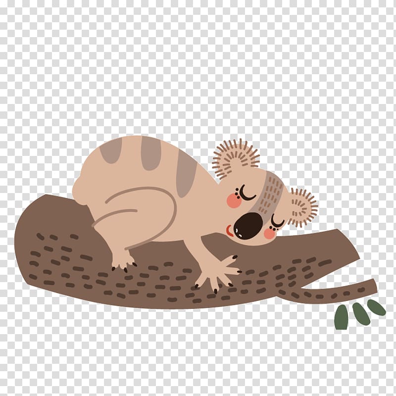 Koala Wombat Bear Cartoon Sloth, Cute squirrel transparent background PNG clipart