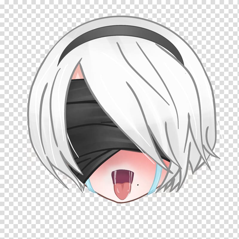 Nier: Automata Anime Fan art, b emoji transparent background PNG clipart