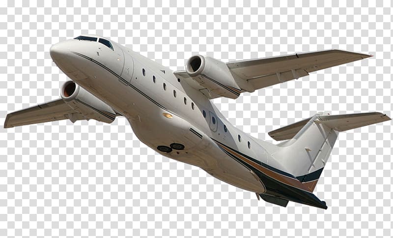 Airplane Flight Fixed-wing aircraft Air charter Business jet, Plane transparent background PNG clipart