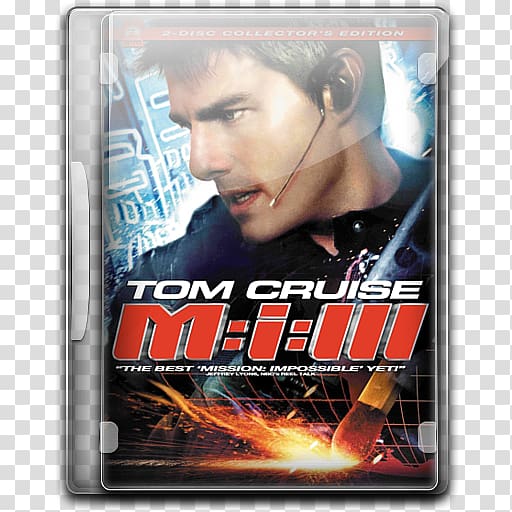 Mi III DVD case, poster electronics action film dvd, Mission Impossible III v3 transparent background PNG clipart