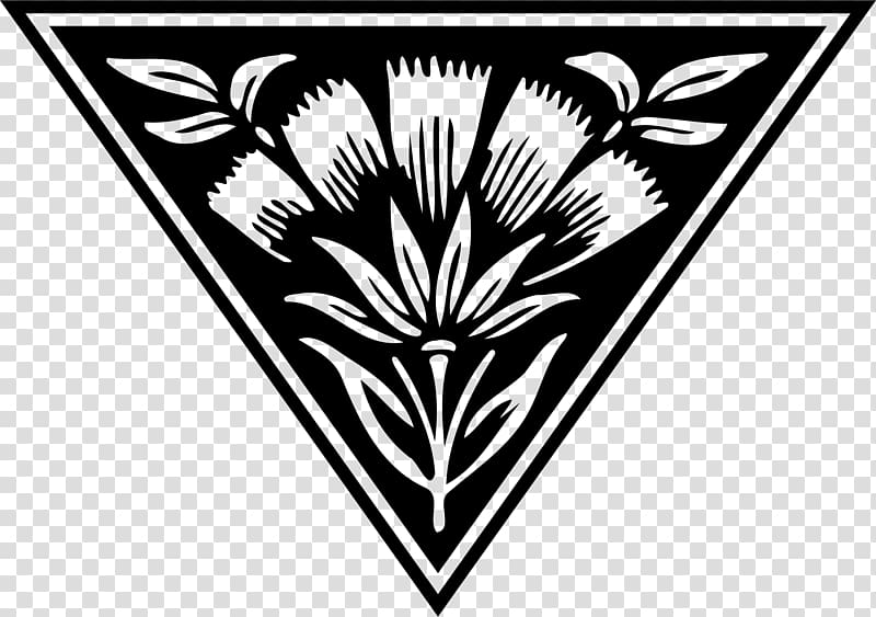 Logo Leaf Line Tree Font, triangular pieces transparent background PNG clipart