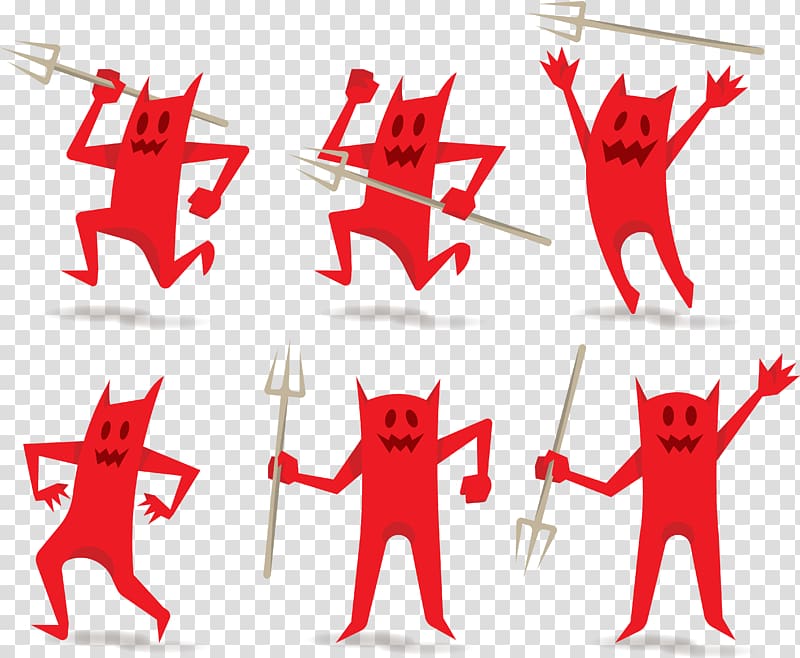 Devil Cartoon Illustration, Cartoon demon transparent background PNG clipart