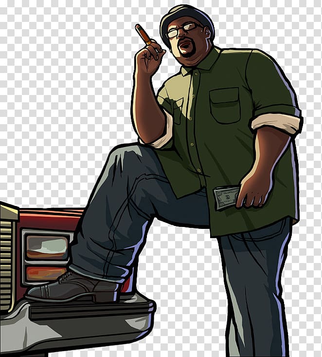 Grand Theft Auto: San Andreas Grand Theft Auto V Grand Theft Auto Online Big Smoke Video game, San Carlos Ayso transparent background PNG clipart