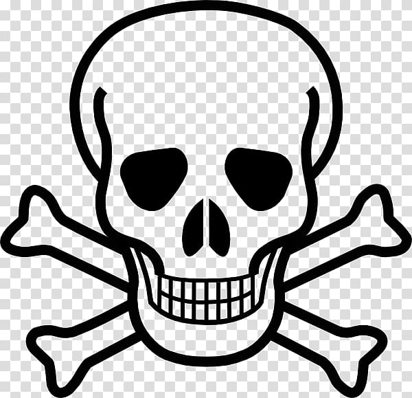 Skull and crossbones Drawing , skull transparent background PNG clipart